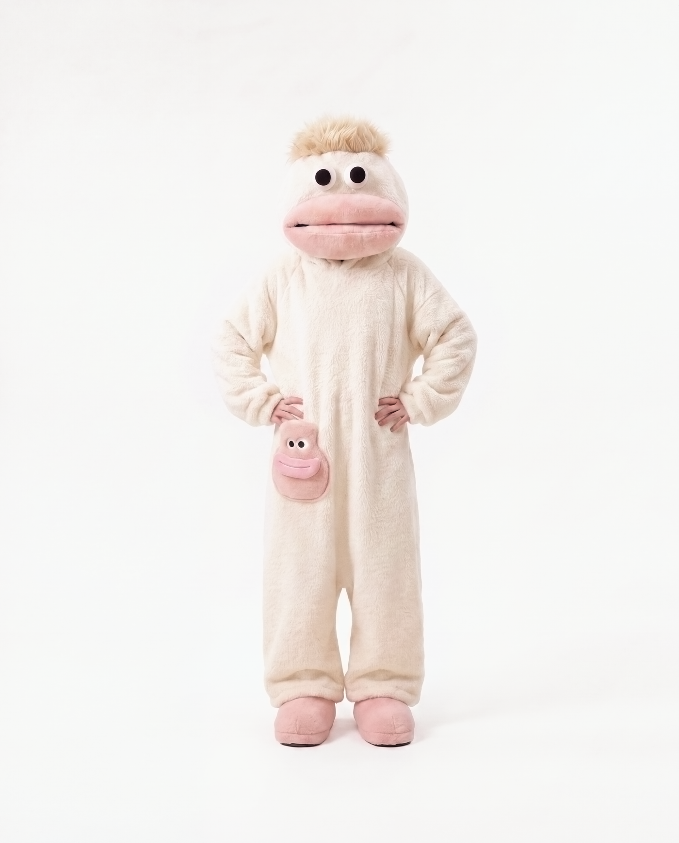 Coconut Cream monster onesie