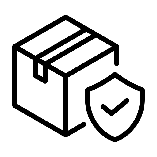 Shipping Protection — parcel and shield icon