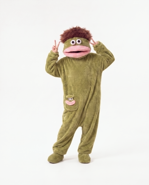 color:Swamp Green|Swamp Green monster onesie
